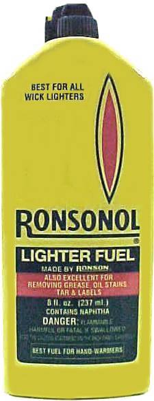 Ronsonol Ronsonol Lighter Fuel 8oz Unit (24)