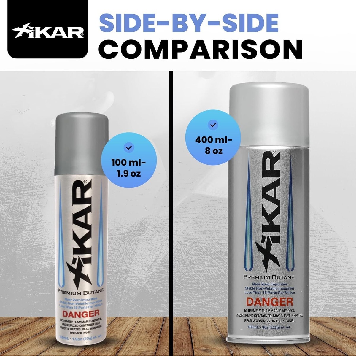 Xikar Xikar Butane Silver 1.9oz Unit (12)