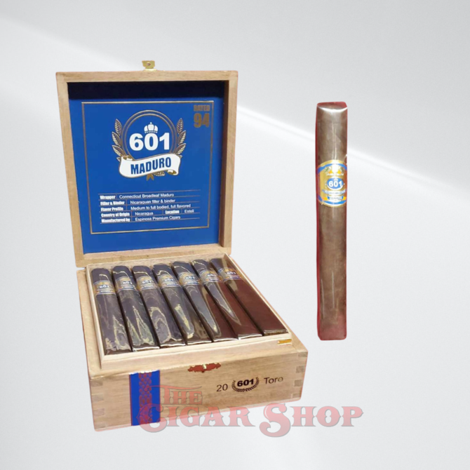 Espinosa Espinosa 601 Blue Label Maduro Toro Unit (20) Toro
