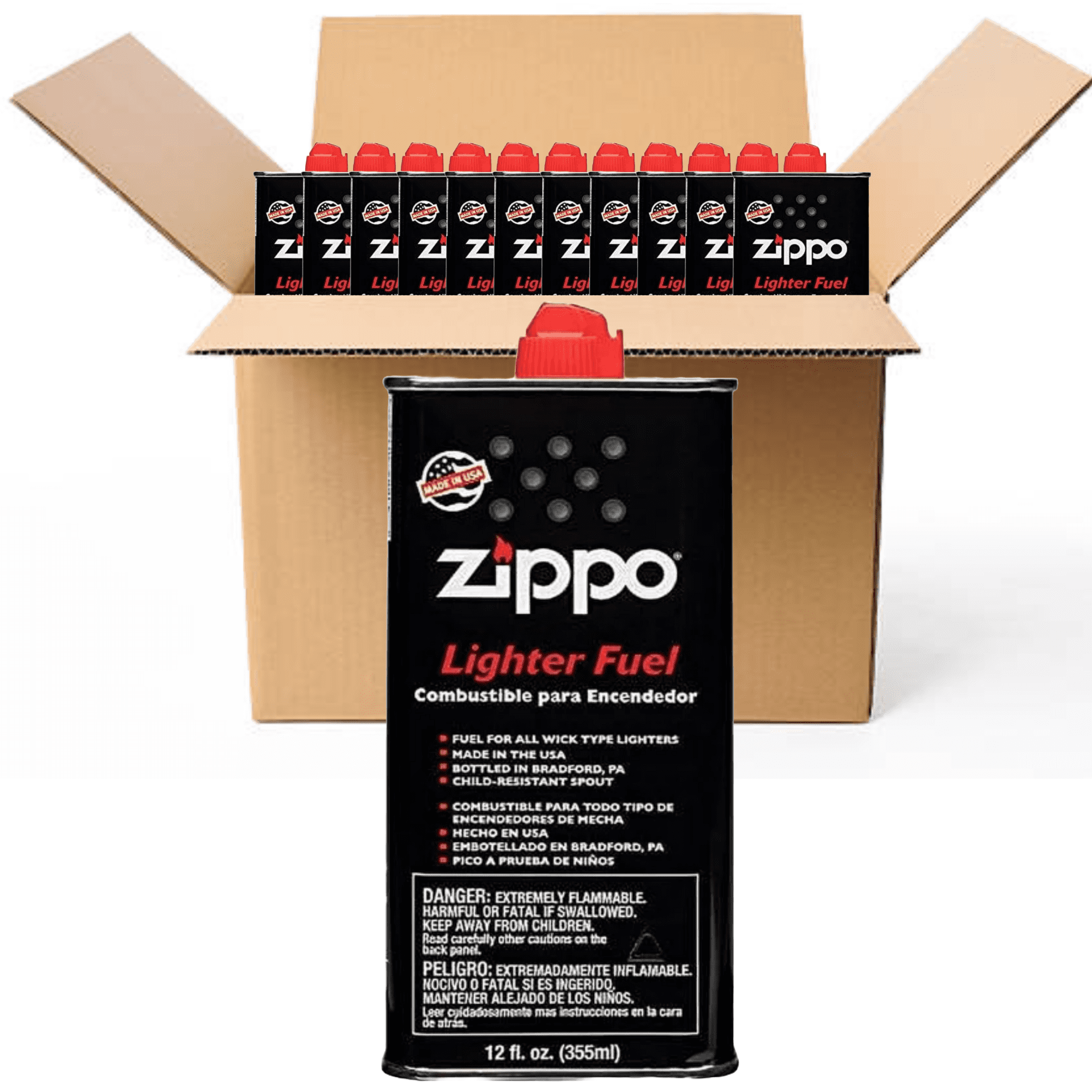 Zippo Zippo Lighter Fuel 4oz Case Unit (12)