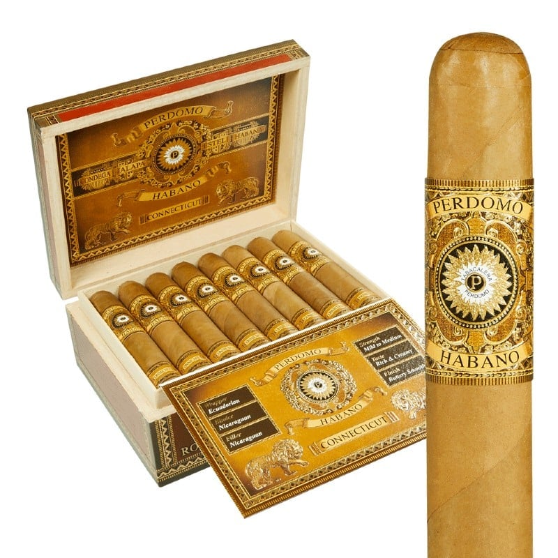 Perdomo Perdomo Habano BBA Connecticut Churchill Unit (24) Churchill