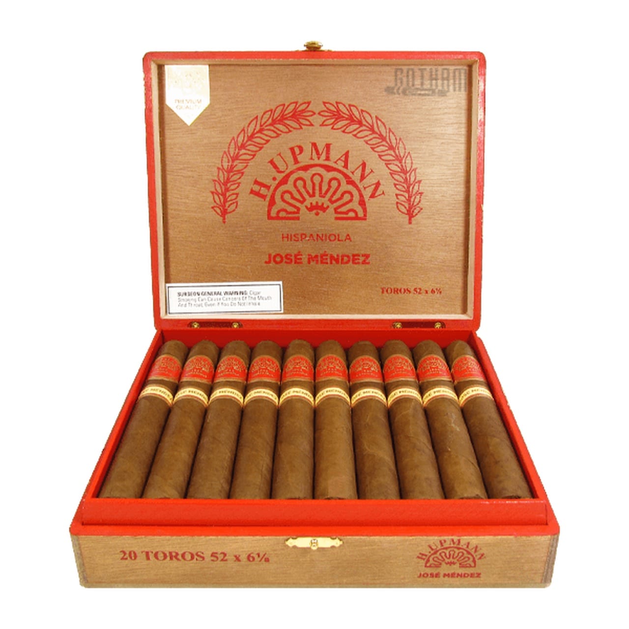 H Upmann H Upmann Hispaniola Jose Mendez Toro Unit (20) Toro