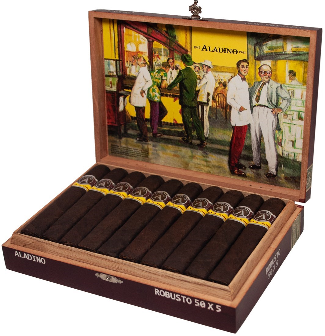 Aladino Aladino Maduro Robusto Box Press Unit (20) Robusto