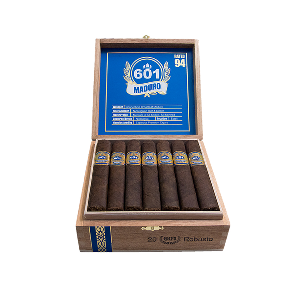 Espinosa Espinosa 601 Blue Label Maduro Prominenente Unit (20)