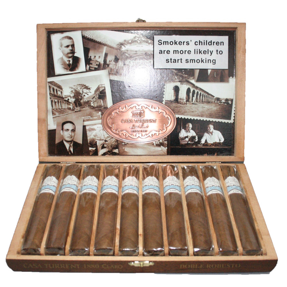 Casa Turrent Casa Turrent 1880 Claro Double Robusto Unit (10)