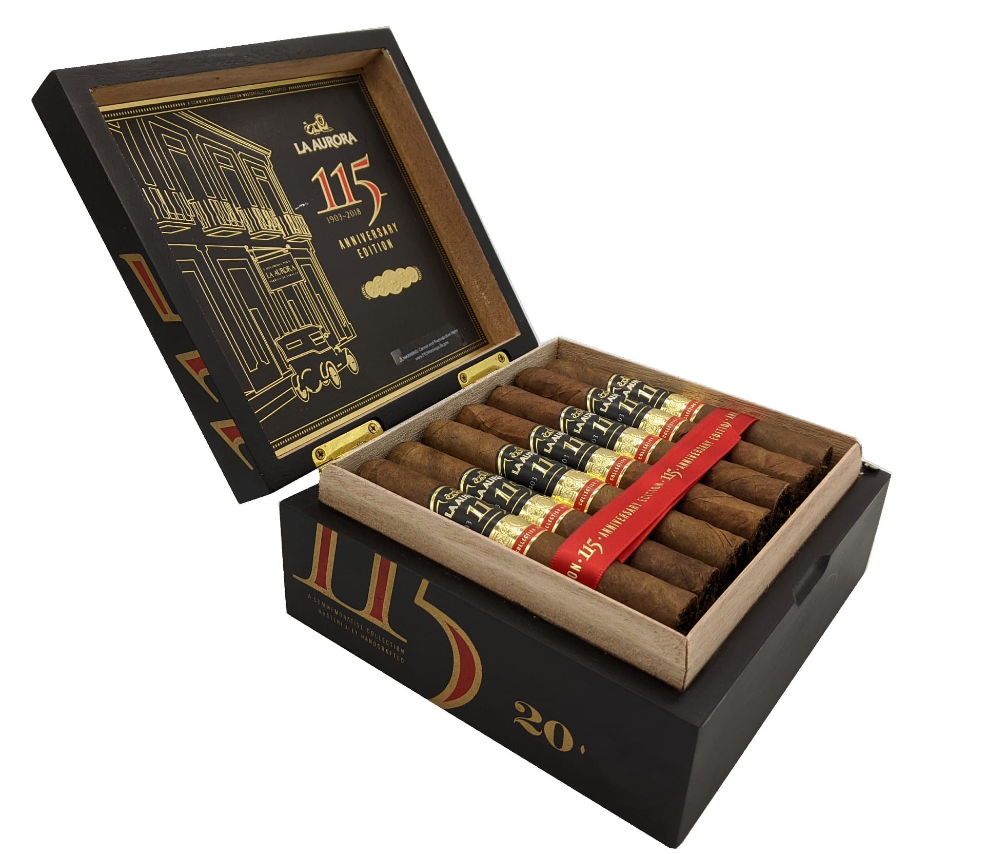 La Aurora La Aurora 115th Anniversary Robusto Unit (20) Robusto