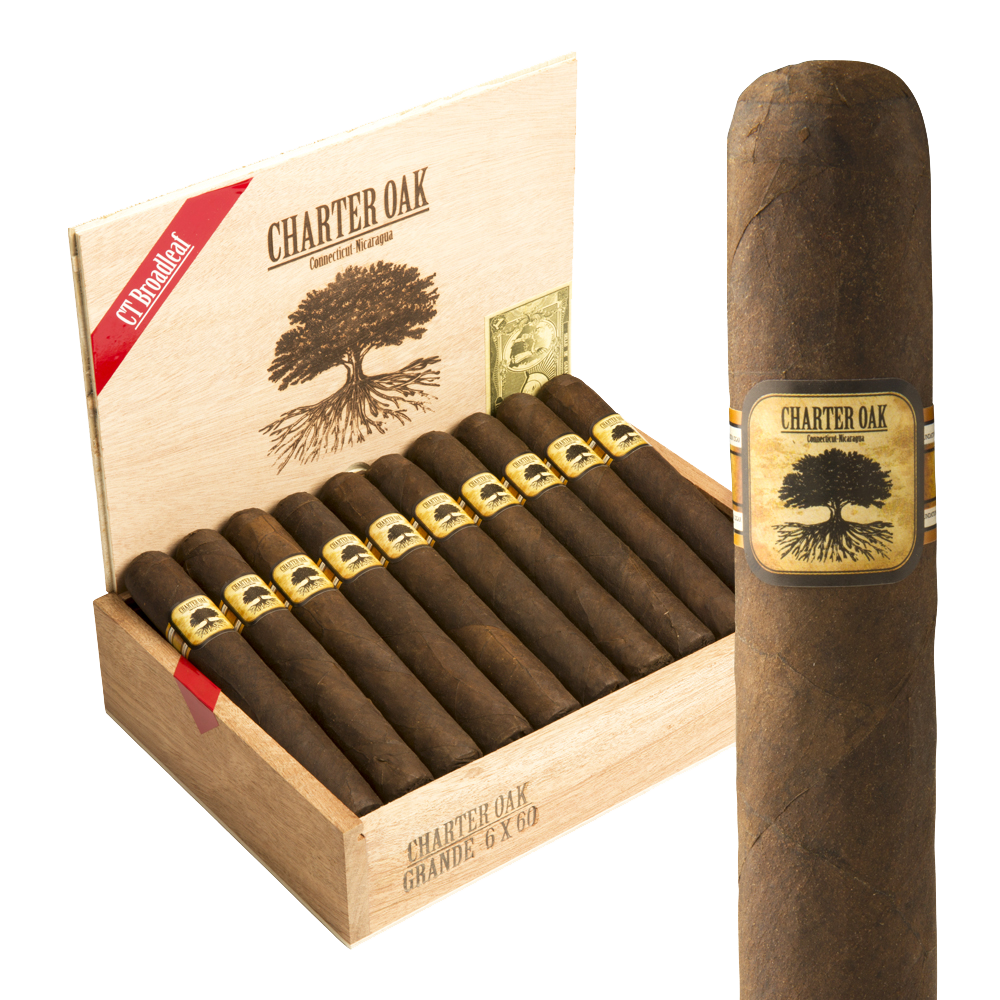 Charter Oak Broadleaf Maduro Toro Unit (20)