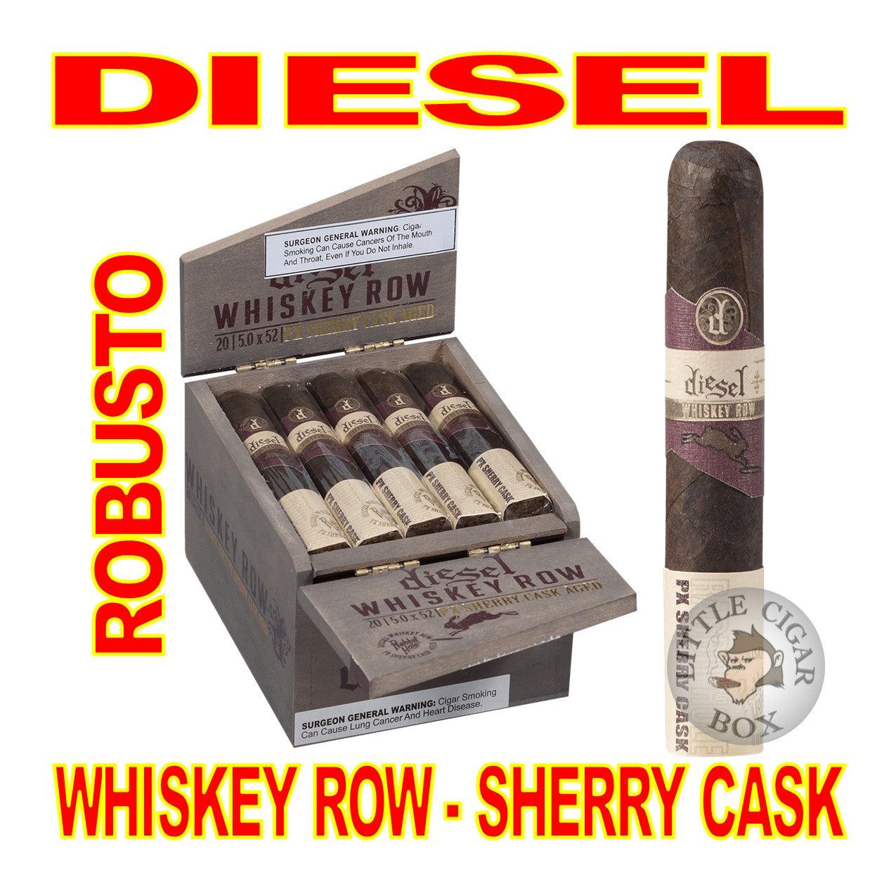 Diesel Diesel Whiskey Row Sherry Cask Robusto Unit (20) Robusto