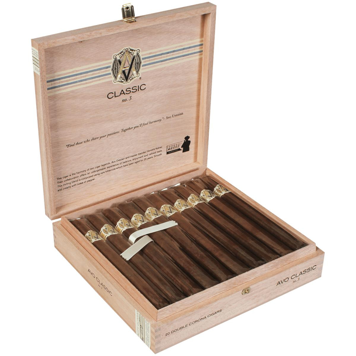Avo Classic Avo Classic No. 3 (Double Corona) Unit (20) Double Corona