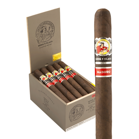 La Gloria La Gloria Cubana Serie R Black Maduro Fifty-Six Unit (18)
