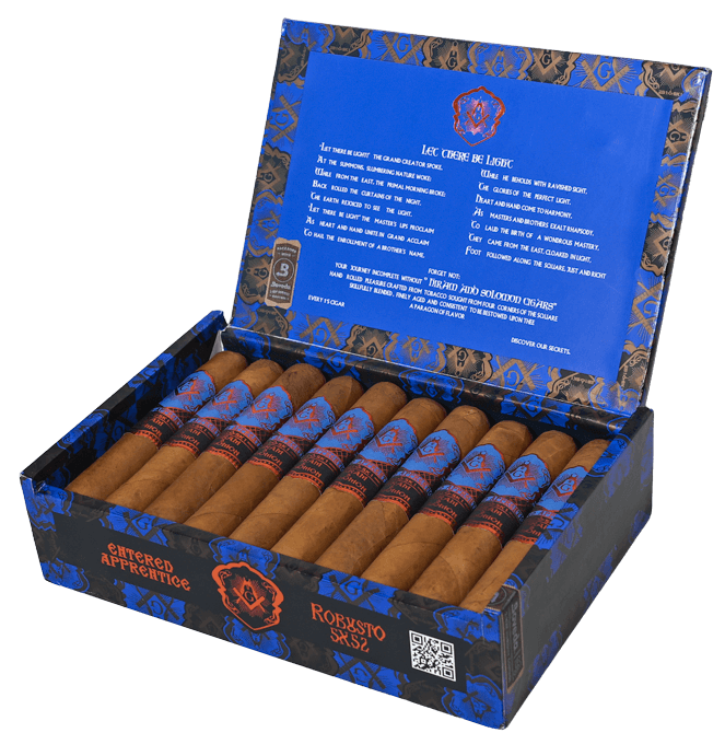 Hiram & Solomon Hiram & Solomon Entered Apprentice Robusto Box Unit (20) Robusto
