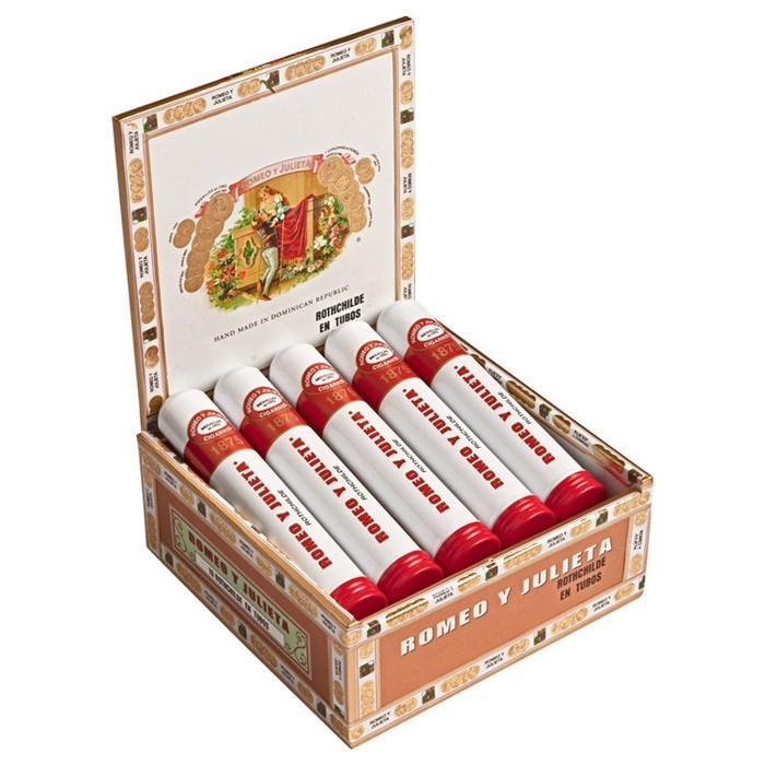 Romeo y Julieta Romeo y Julieta 1875 (White) Rothchilde en Tubo Unit (10)