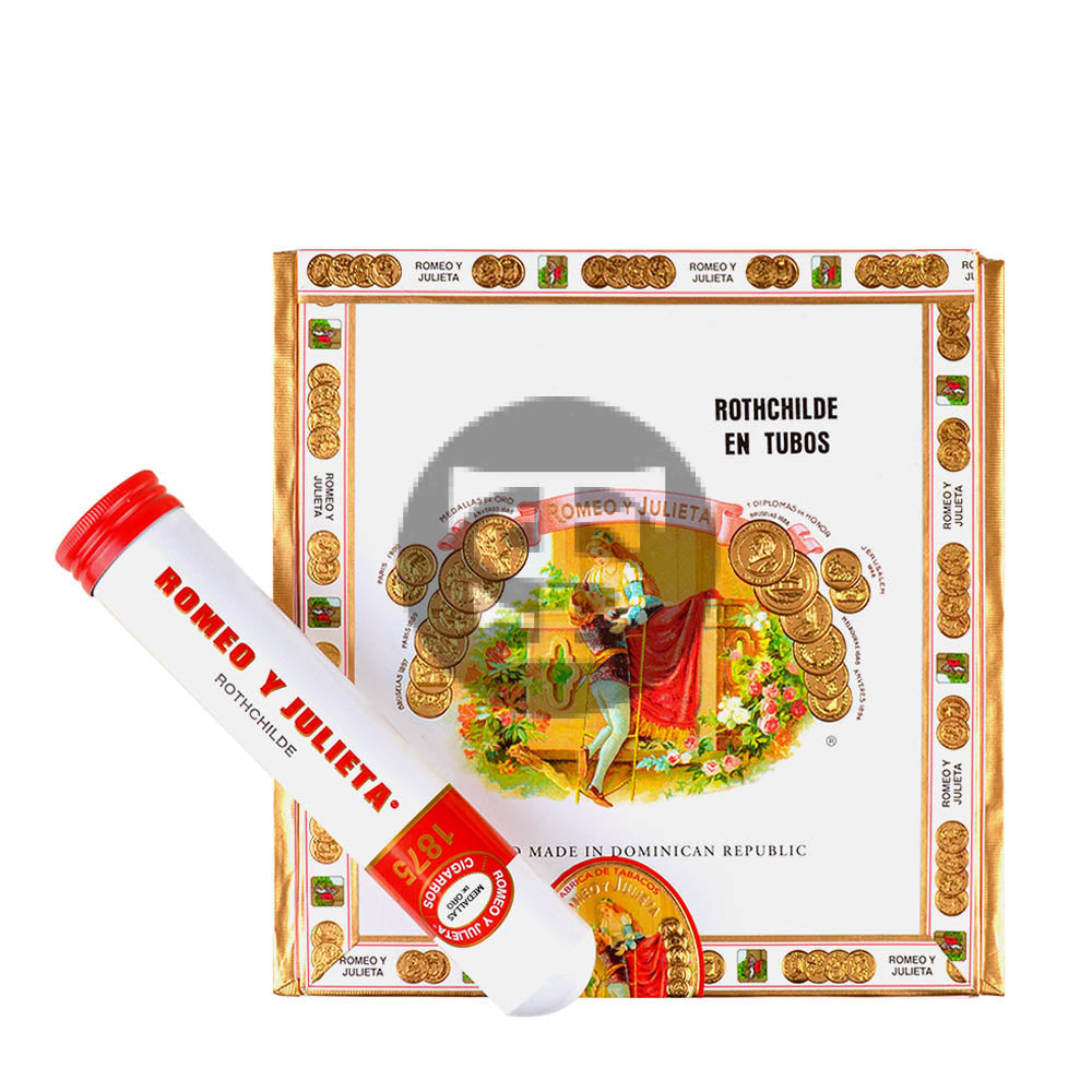 Romeo y Julieta Romeo y Julieta 1875 (White) Rothchilde en Tubo Unit (10)