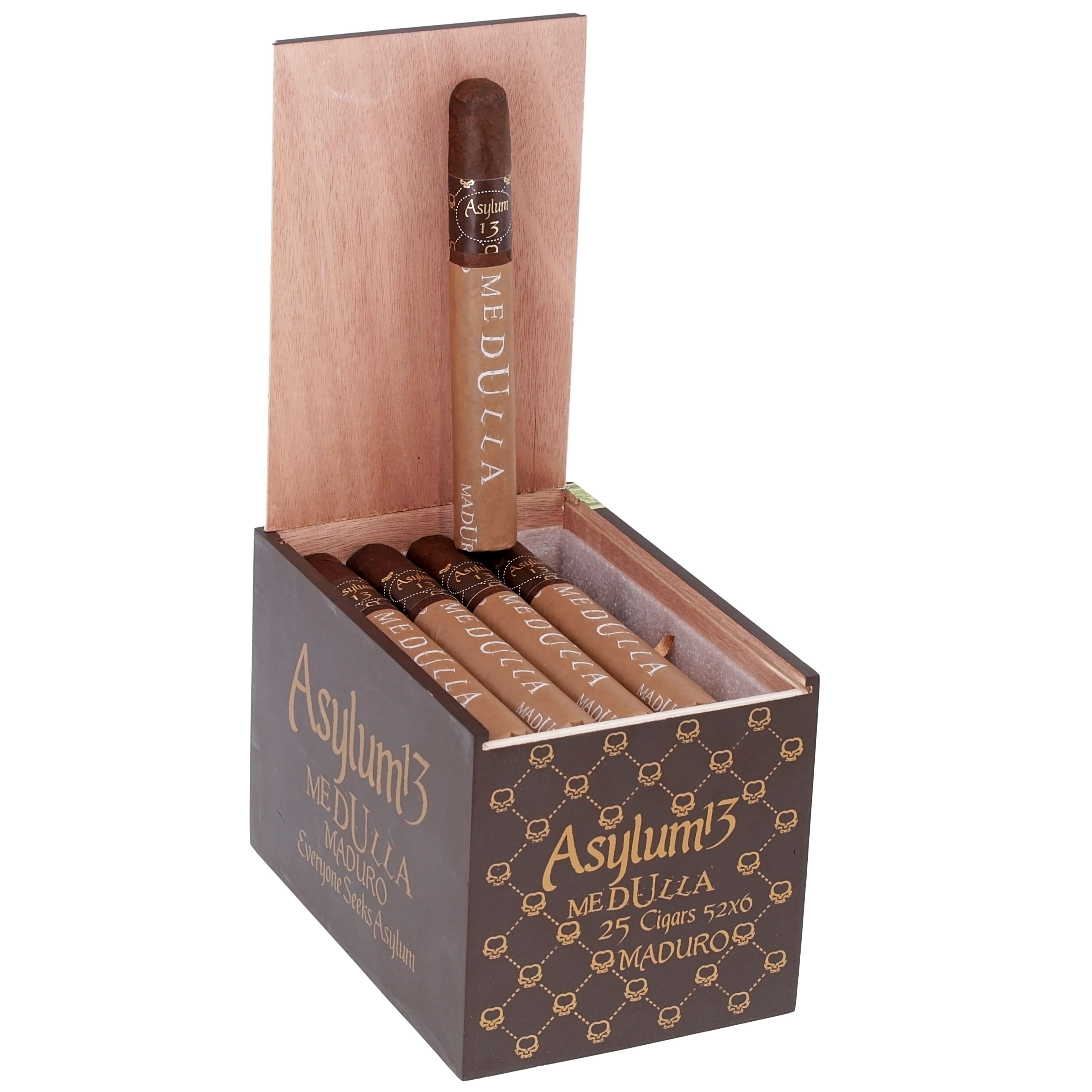 Asylum Asylum 13 Oblongata Maduro 6x52 Unit (25)