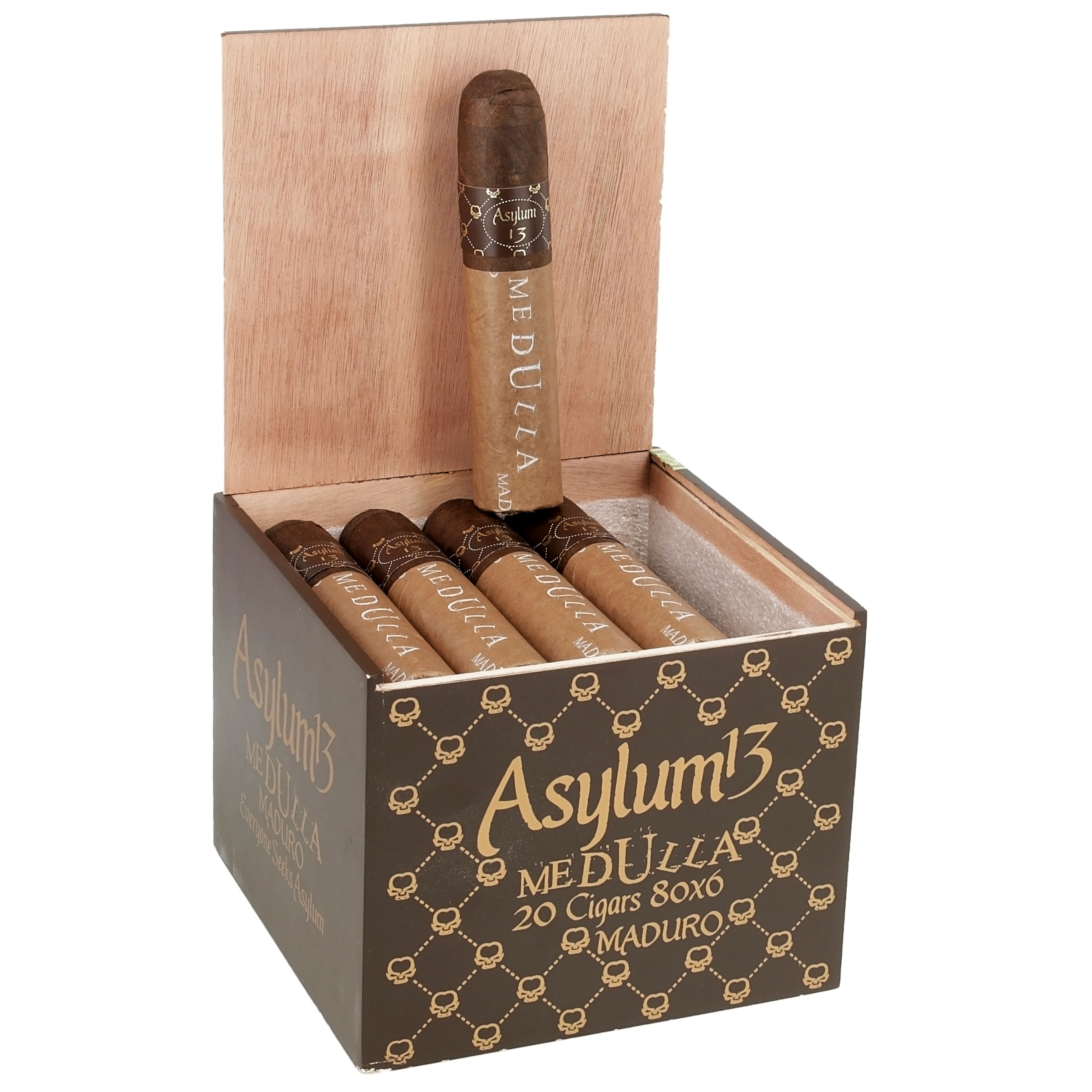Asylum Asylum 13 Oblongata Maduro 6x80 Unit (20)