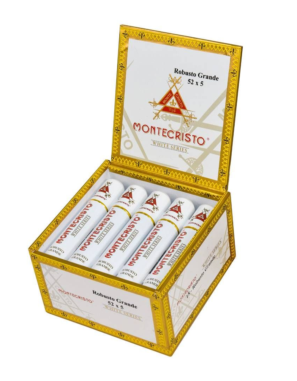Montecristo Montecristo White Robusto Grande Tube Unit (15) Robusto