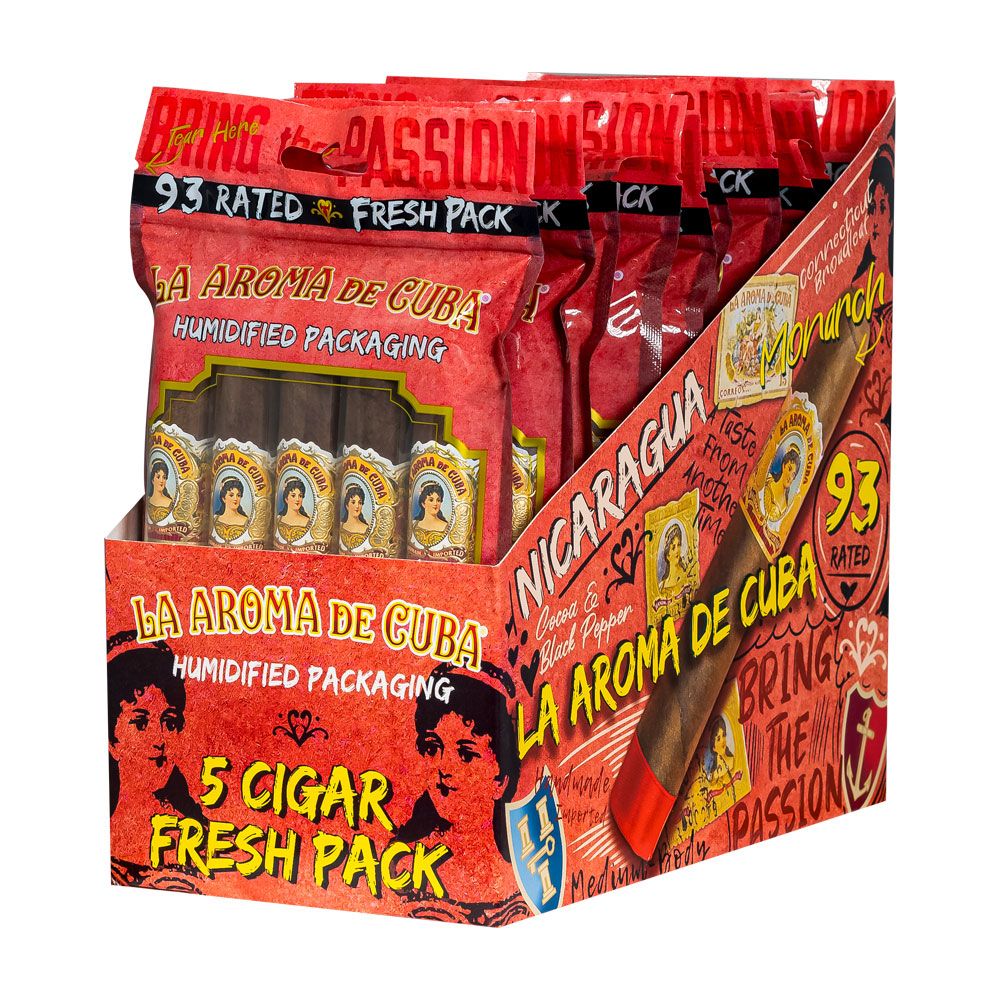 La Aroma de Cuba La Aroma de Cuba Fresh Pack 94-95 Rated Orange Unit (50)