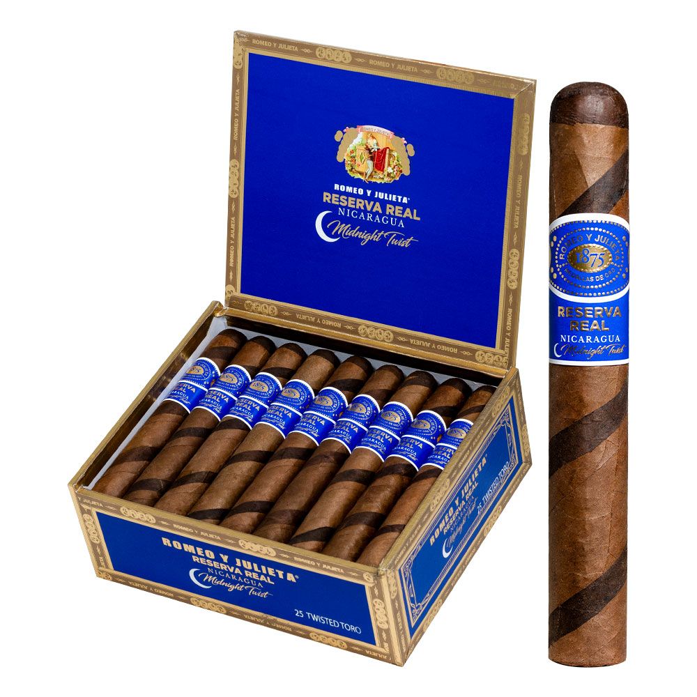Romeo y Julieta Romeo y Julieta Reserva Real Nicaragua Midnight Twist Toro Unit (25) Toro