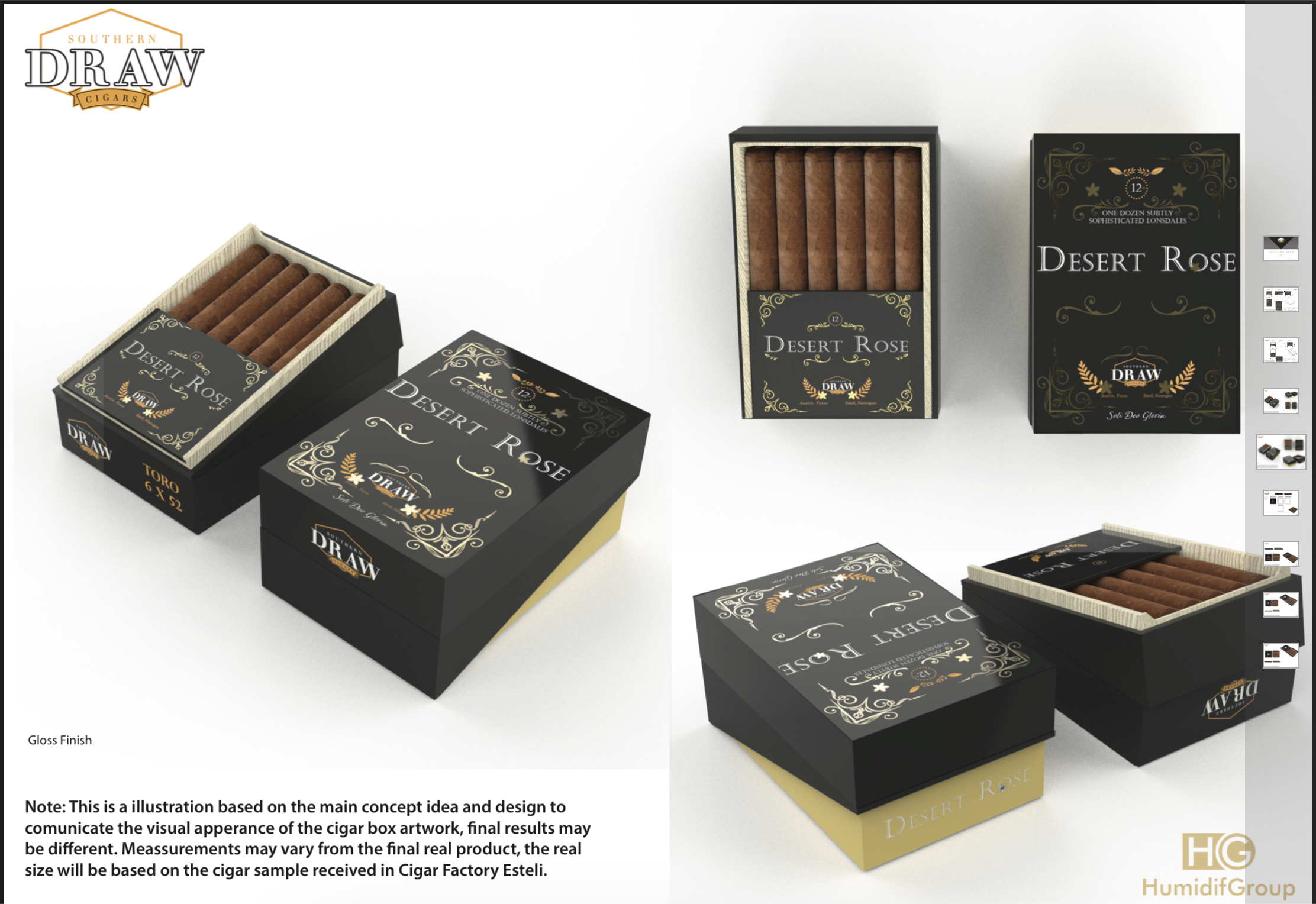Southern Draw Southern Draw Rose of Sharon Desert Rose Belicoso Fino Unit (20) Belicoso