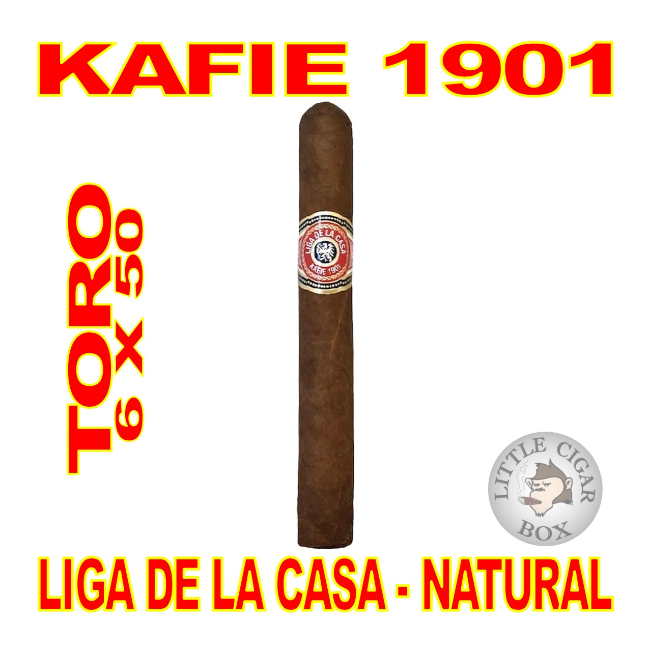 Kafie Kafie 1901 Liga De La Casa Sweet Tip Natural Toro Unit (20) Toro