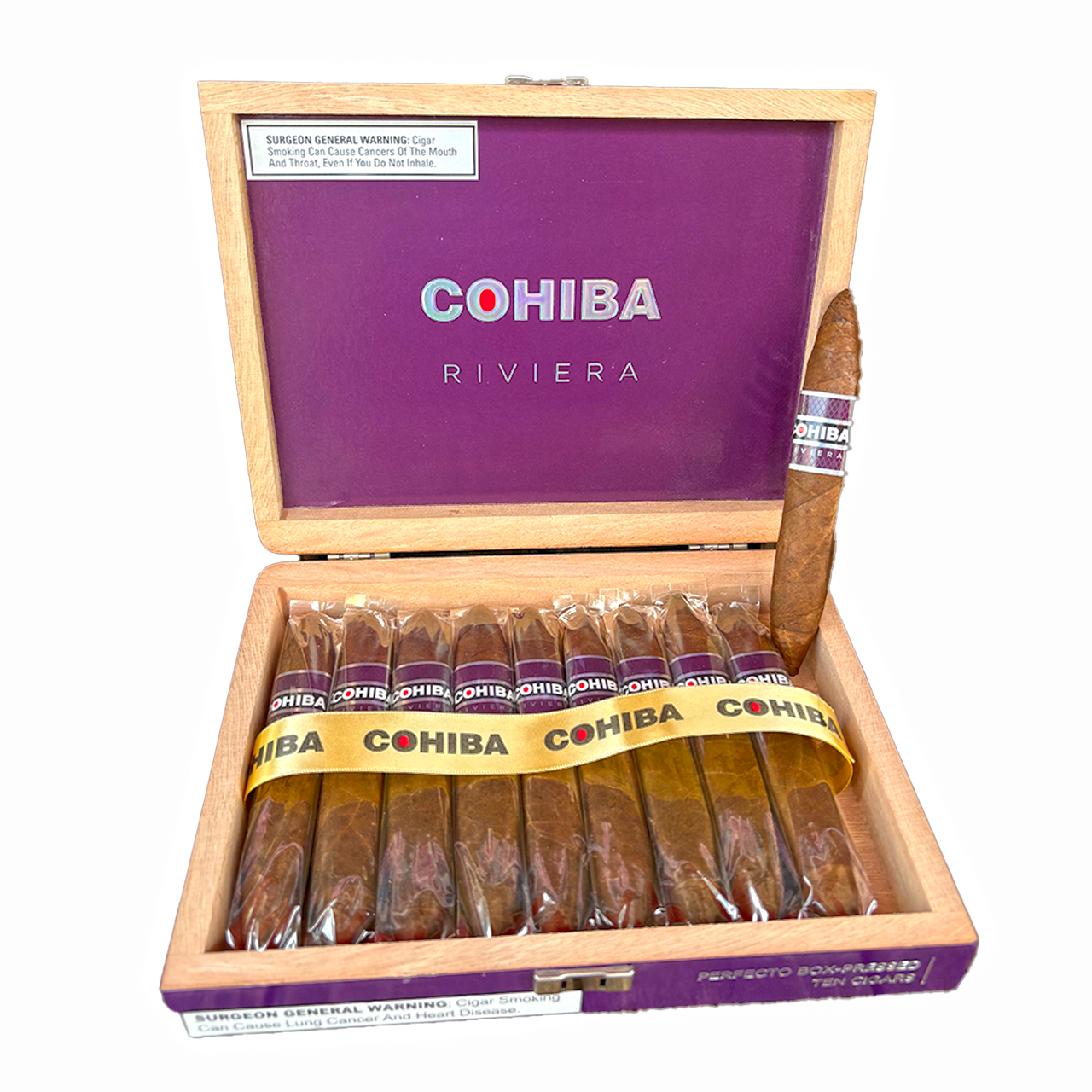 Cohiba Cohiba Riviera Box Pressed Perfecto Unit (10) Perfecto