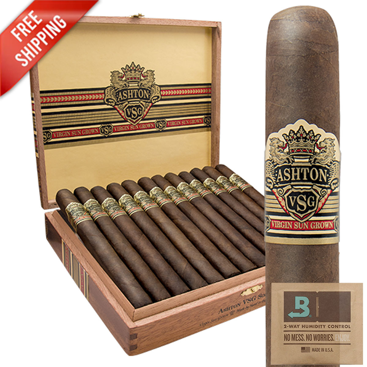 Ashton Ashton (Virgin Sun Grown) VSG Belicoso #1 Unit (24)