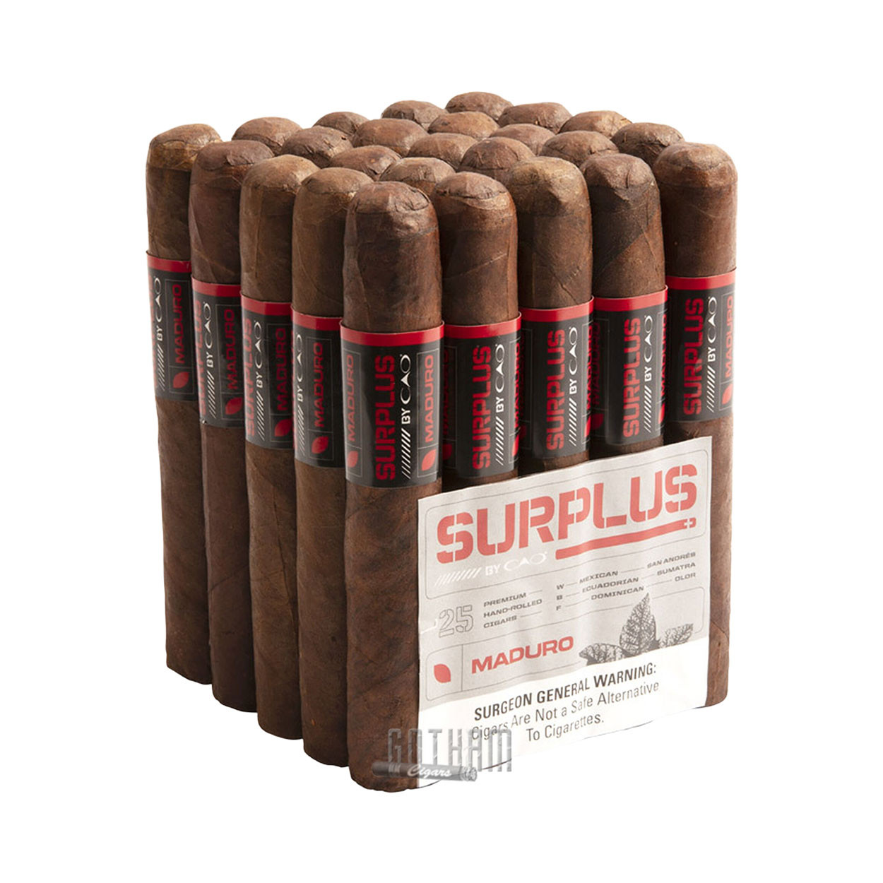 CAO CAO Surplus Maduro Gigante Bundles Unit (25)