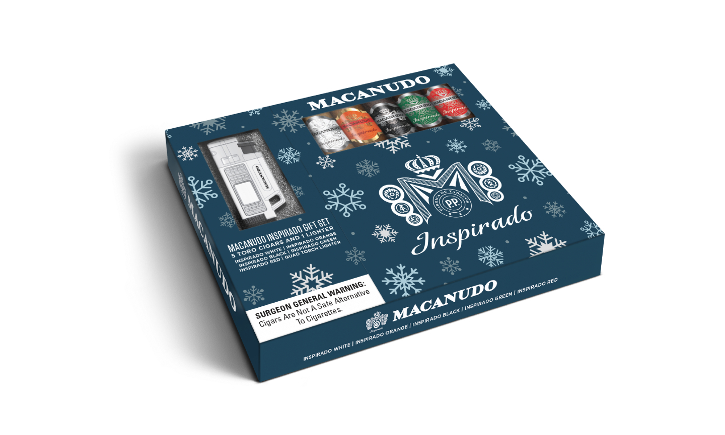 Macanudo Macanudo Samplers Inspirado 2024 Holiday Window W/Lighter Unit (5)