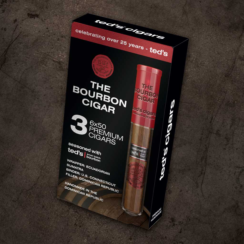 Ted's Ted's Bourbon Cigars 650 Pack Unit (3)