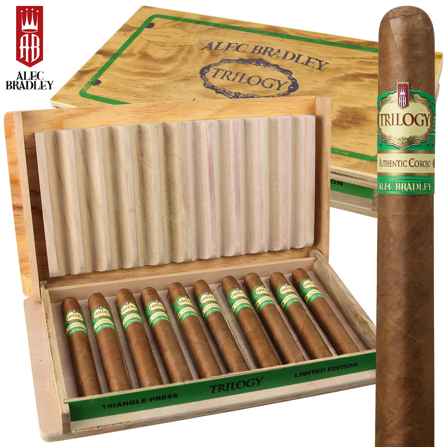 Alec Bradley Alec Bradley Trilogy Corojo Toro Unit (10)